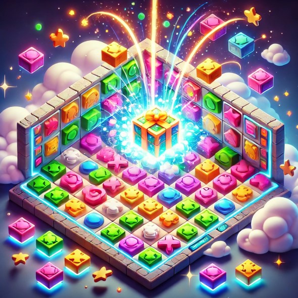 Puzzle Spin Gabungkan Simbol
